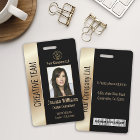 Personalised Corporate Employee Black ID