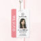 Personalised Corporate Employee ID Badge Pink