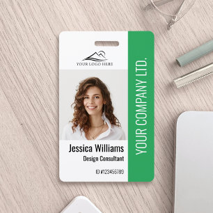 Personalised Corporate Employee Staff Green ID ID Badge