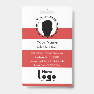 Personalised Corporate ID Badge