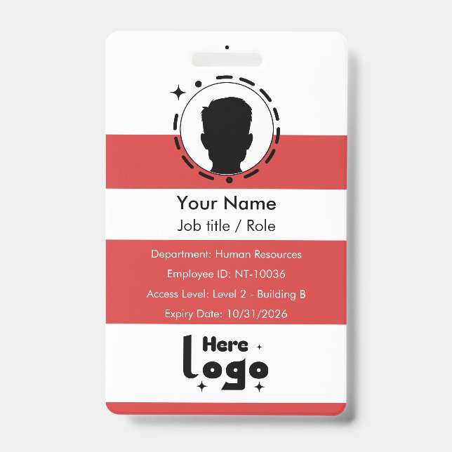 Personalised Corporate ID Badge (Front)