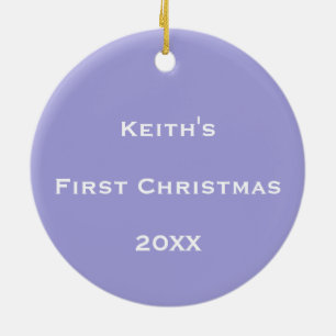 Personalised Cosmic Bubble Flow Ceramic Ornament