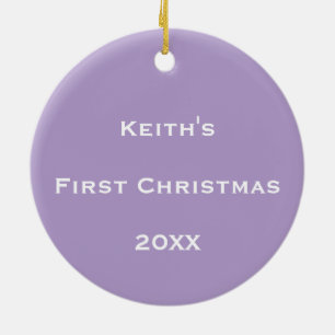 Personalised Cosmic Bubble Flow Ceramic Ornament