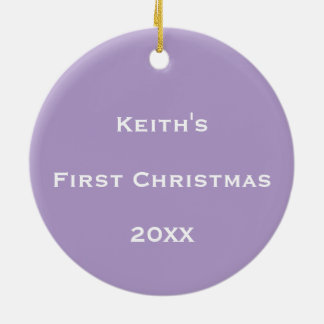 Personalised Cosmic Bubble Flow Ceramic Ornament