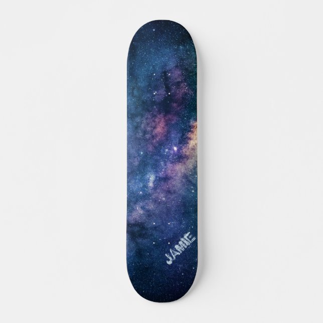 Personalised Cosmic Galaxy Skateboard (Front)