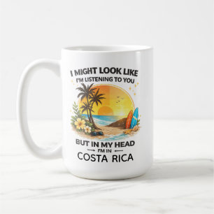 Personalised Costa Rica Mug, Costa Rica Gifts, Coffee Mug
