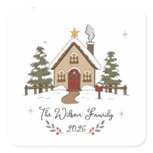 Personalised Cosy Christmas Cottage