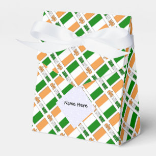 Personalised Côte d'Ivoire Ivory Coast Flag Tiled Favour Box