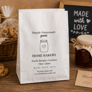 Personalised Cottage Food Packaging for Cookies Favour Bag