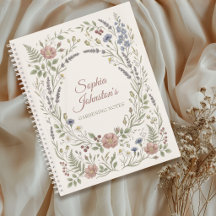 Personalised Cottage Garden Notebook