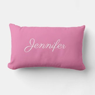 Personalised Cotton Lumbar Throw Pillow