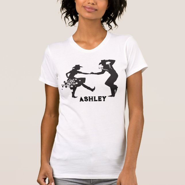 Personalised country and western dancing  T-Shirt (Front)
