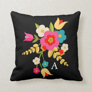Personalised   Country Floral Cushion