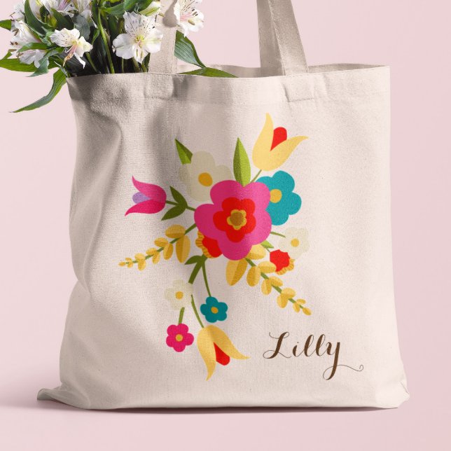 Personalised | Country Flowers Easter Tote (Creator Uploaded)