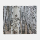 Personalised Country Rustic Carved Heart