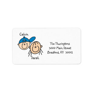 Personalised Couple Address Labels