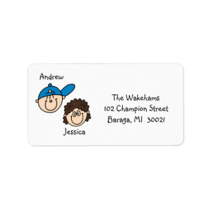 Personalised Couple Address Labels