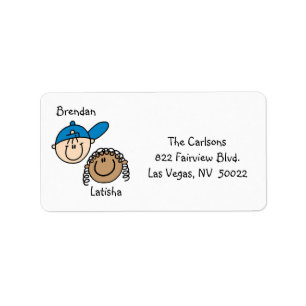 Personalised Couple Address Labels
