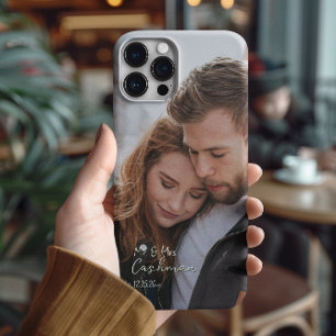 Personalised Couple Christmas Photo iPhone 16 Pro Case