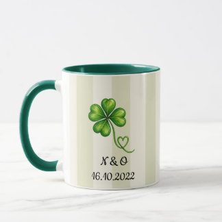  Personalised Couple Mug | Custom Initials & Date