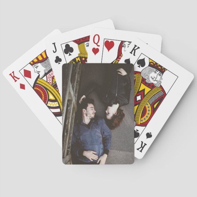 Personalised Couple Photo Playing Cards (Back)