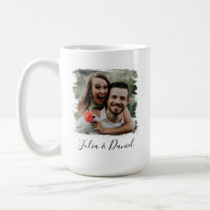 Personalised Couple Photo Valentine's Day 15 oz Coffee Mug