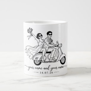Personalised Couple Wedding Mug