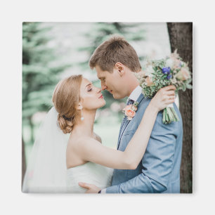 Personalised Couple Wedding Photo Custom Magnet
