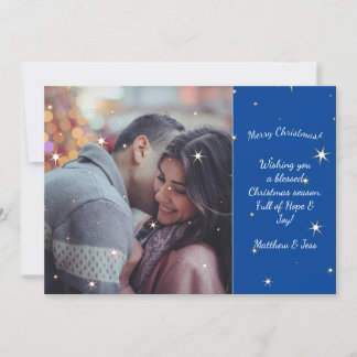 Personalised Couples Christmas Card 