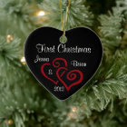 Personalised Couple's First Christmas Ornament