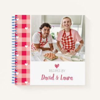 Personalised Couple's Memory Cookbook (Add Photo) Notebook