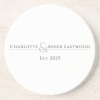 Personalised Couples Name Coasters
