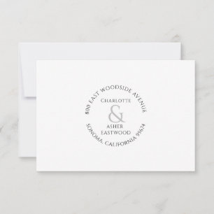 Personalised Couples Newlywed Note Card