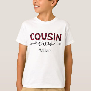Personalised Cousin Crew Family Matching T-Shirt