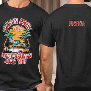 Personalised cousin crew family reunion  T-Shirt