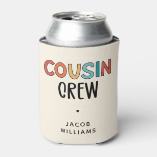 Personalised Cousin Crew Matching Cousins Gift  Can Cooler
