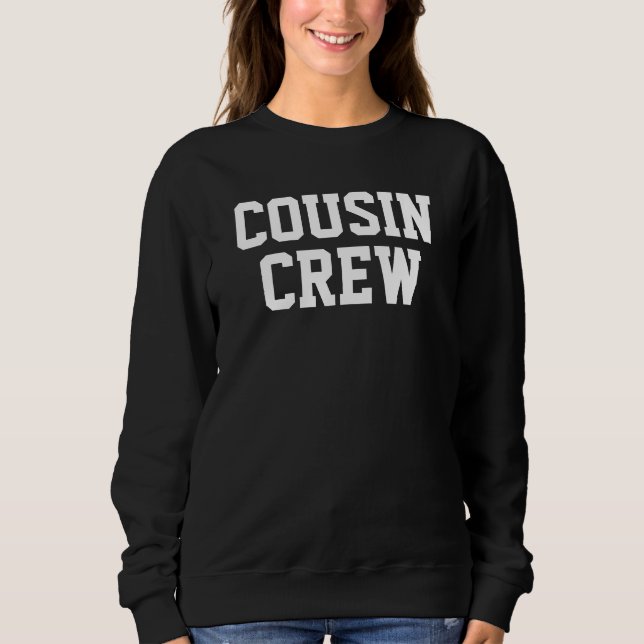 Personalised Cousin Crew Matching Family  Sweatshirt (Front)