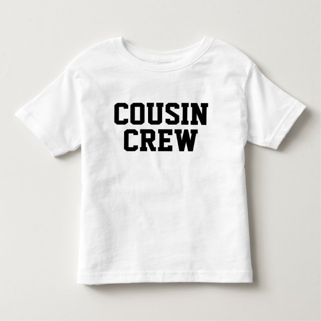 Personalised Cousin Crew Matching Family  Toddler T-Shirt (Front)