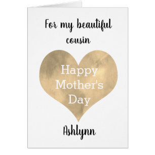 Personalised Cousin Mother's Day