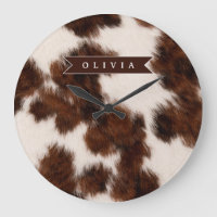 Personalised Cow Print Cowgirl Western Style Gift