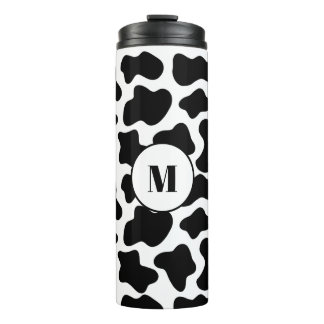 Personalised Cow Print  Thermal Tumbler