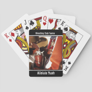 Personalised Cowboy Action Fast Draw Card Deck