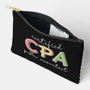 Personalised CPA Certified Public Accountant Gifts Accessory Pouch