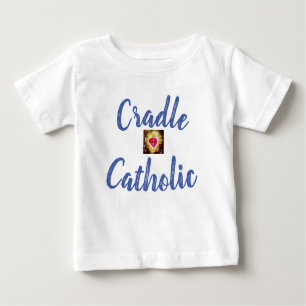 Personalised Cradle Catholic Baby T-Shirt