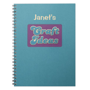 Personalised Craft Ideas Notebook