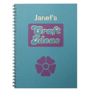 Personalised Craft Ideas Notebook
