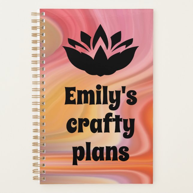 Personalised crafting planner (Front)