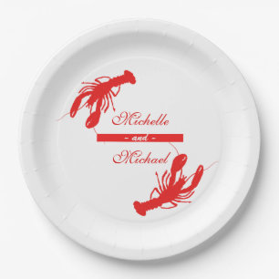 Personalised Crawfish Boil Event Plates