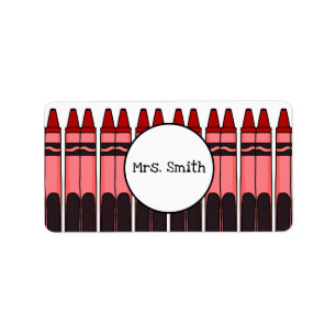 Personalised Crayon Labels