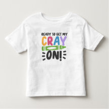 Personalised Crayon Pre-K Toddler Shirt